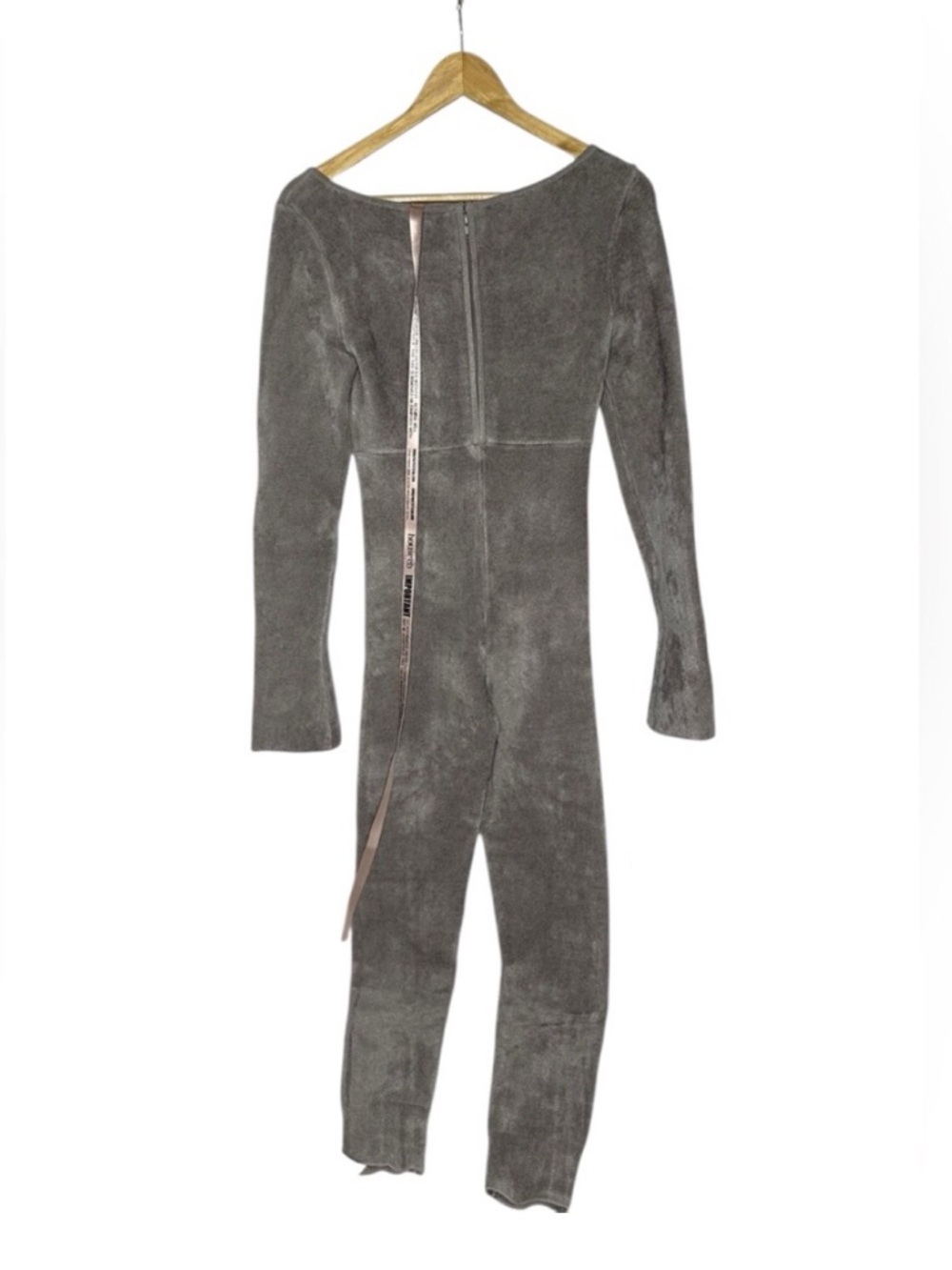 House of CB Isis Mink Heavy Chenille Loungewear Jumpsuit S - Picture 5 of 9